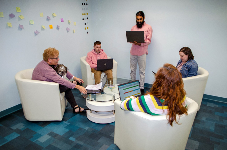 Customer Service team meeting